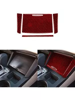 Для Subaru Legacy Outback 2015 2016 2017, красные наклейки из углеродного волокна, накладка на приборную панель автомобиля, различные детали, аксессуары для интерьера