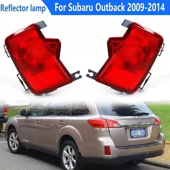 Для Subaru Outback 2009-2014, Автомобильный задний бампер, противотуманный фонарь заднего отражателя, габаритная лампа, фонарь без лампы 845913J130 84551AJ020