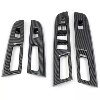 Для Subaru WRX STi 2014-2021 углеродный стиль силовое окно Лифт кнопка переключатель панель украшение крышка отделка Стайлинг автомобиля