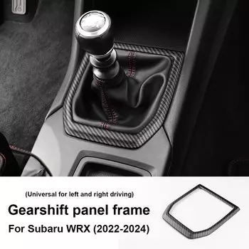 Для Subaru WRX/WRX STI 2022 2023 2024, наклейка из углеродного волокна ABS, автомобильная панель переключения передач, внутренняя отделка, аксессуары RHD LHD