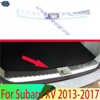 Для Subaru XV 2013-2017 Нержавеющая сталь задняя защитная накладка на багажник порога крышка литья Гарнир