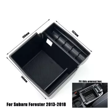 Для Subaru XV Crosstrek Impreza Outback Legacy Forester автомобильные аксессуары центральный подлокотник ящик для хранения консоль держатель лотка палитра