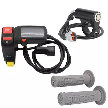 Для Sur-Ron счетчик часов, переключатель спидометра, кнопка освещения, ручки, комплект аксессуаров для мотоциклов, детали для электрического велосипеда Surron Light Bee