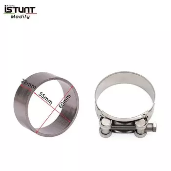 Для Suzuki Bandit GSF600 GSF650 GSF1200 GSF1250 GSF 600 650 1200 1250 мотоциклетная выхлопная труба зажим и коллектор фотооборудования