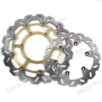 Для Suzuki DRZ 400 SM 2005-2020 комплекты роторов переднего и заднего тормозного диска для мотоцикла DRZ400SM DRZ400 400SM 2006 2007 2008 2009