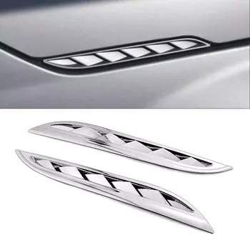 Для Suzuki Grand Vitara 2005-2012 ABS, хромированный боковой капюшон, вентилируемая боковая оболочка, Детская оболочка 2006 2007 2008 2009 2010