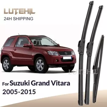 Для Suzuki Grand Vitara 2005-2015 2006 2007 2008 стеклоочиститель передние и задние щетки стеклоочистителя лобовое стекло щетки для окон 19 "19" 12"