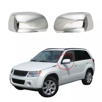 Для Suzuki Grand Vitara 2008 2009 2010 2012 2014 2015 автомобильные аксессуары заднего вида хромированная крышка для дверного зеркала отделка в стиле пасты