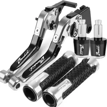 Для SUZUKI GSF1200 BANDIT GSF 1200 1996 1997 1998 1999 2000 мотоциклетные Регулируемые рычаги тормозной муфты руль Ручные захваты наконечники