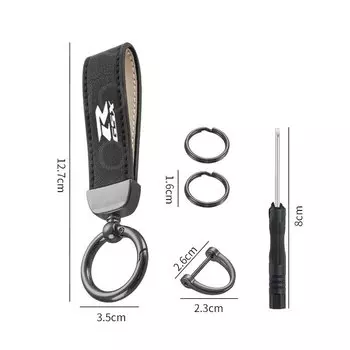 Для SUZUKI gsxs gsx-s gsx-r gsxr 250 600 750 1000 13000 1400 высококачественный кожаный мотоциклетный брелок для ключей аксессуары