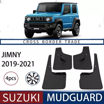 Для Suzuki Jimny 2019-2021 литая грязевая щитка, брызговики, брызговики, передний и задний стиль, передние и задние автомобильные аксессуары