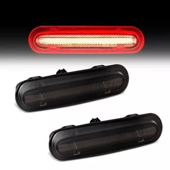 Для Suzuki Jimny дымчатый черный третий стоп-сигнал, светодиодный третий стоп-сигнал, задний стоп-сигнал заднего заднего ворота 2019-2020 аксессуары