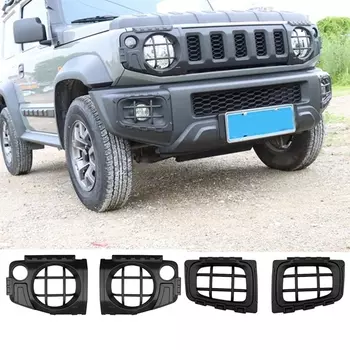 Для Suzuki Jimny JB64 JB74 2019-2024 автомобильная передняя противотуманная фара, защитная крышка, накладка, внешние аксессуары