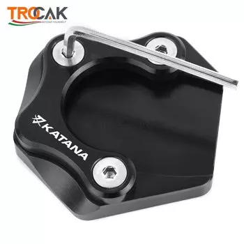 Для SUZUKI KATANA 2020-2023 CNC Выдвижная подставка боковая подставка удлинитель Расширение поддерживающая пластина логотип KATANA