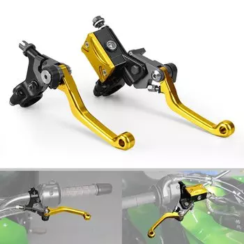 Для Suzuki RM125 RM250 RMZ250 RMZ450 DRZ400S DRZ400SM 7/8 дюйма 22 мм рычаги тормозной муфты мотоцикла главный цилиндр Крышка Резервуара