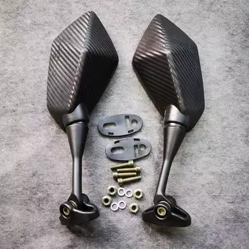 Для Suzuki SV650S SV1000S GSX250R GSX1250FA GSX650F GSXR150 зеркала мотоцикл скутер зеркало заднего вида карбон вид