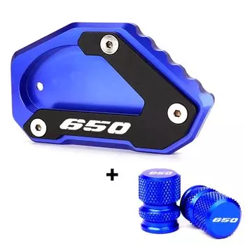 Для Suzuki V-Strom 650 DL650 Vstrom 650 XT 2004-2022 аксессуары для клапанов шин мотоцикла, боковая подставка, удлинитель, увеличитель