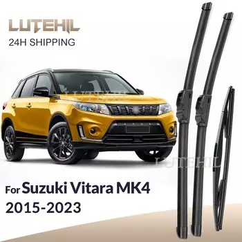 Для Suzuki Vitara MK4 2015-2023 2016 2017 2018 стеклоочиститель передние и задние щетки стеклоочистителя лобовое стекло щетки 24 "+ 16" + 10"