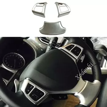 Для Suzuki Vitara скускудо 2016 2017 2018 2019 автомобильный детектор Стайлинг ABS матовое рулевое колесо фоторамка капоты