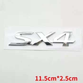 Для SX4 эмблема заднего багажника шрифт значок наклейка Логотип Символ