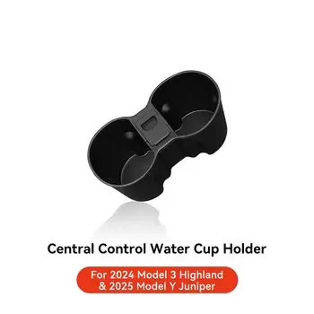Для Tesla Model 3 Highland 2025 Model Y 2021-2025 Центральный подлокотник Скрытый ящик для хранения Подстаканник Консоль Органайзер Коробка Аксессуары