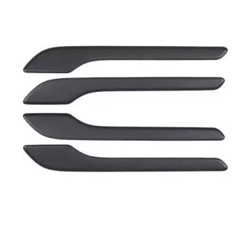 Для Tesla Model 3 Model Y Model3 углеродное волокно, черный хром, крышка дверной ручки автомобиля, накладка, наклейка, Стайлинг, автоаксессуары