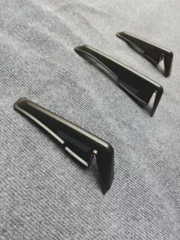 Для Tesla Model Y 2018-2022 4-дверный 3 шт. диффузор заднего бампера губа черный нижний кронштейн балдахина сплиттер спойлер пластина отделка