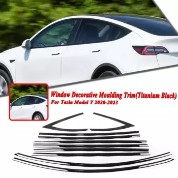 Для Tesla Model Y 2020-2023 внешняя накладка на окно, крышка двери, водонепроницаемое уплотнение, абажур, декоративное