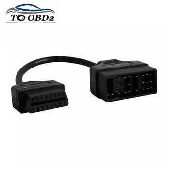 Для Toyota 22-контактный разъем OBDII 16-контактный разъем-адаптер Кабель DLC-провод для Toyota 22-контактный разъем «мама» к OBD2 16-контактный Бесплатная доставка