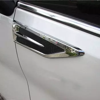 Для Toyota Alphard Vellfire 30 Серия 2016-2019 2021 2022 ABS хром Акула жаберная отделочная полоса специальная листовая пластина яркая полоса