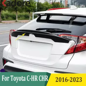 Для Toyota C-HR CHR 2016 2017 2018 2019-2023 спойлер из углеродного волокна губы задние крылья багажника наклейка для стайлинга автомобиля внешние аксессуары