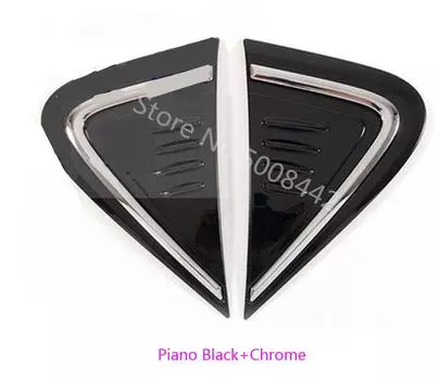 Для Toyota C-HR CHR 2017 2018 2019 2020 2021 автомобильный Стайлинг из АБС-пластика боковое крыло вентиляционное отверстие крыло пайетки панель отделка крышка