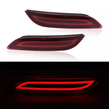 Для Toyota Camry 2018 2019 2020 2021 2022 2023 2024 светодиодный отражатель бампера динамический указатель поворота задний противотуманный задний стоп-сигнал 12 В