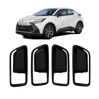 Для Toyota CHR C-HR 2024 2025, внутренняя дверная ручка автомобиля, чаша, декоративные крышки, накладки, наклейки, аксессуары