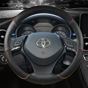 Для Toyota CHR C-HR автомобильный чехол на руль из искусственной кожи, нескользящие автомобильные аксессуары