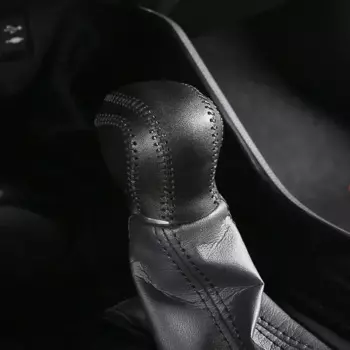 Для Toyota Chr C-HR CHR 2016-2023 Автомобильная ручка переключения передач, крышка ручки переключения передач, воротники переключения передач, кожаный защитный чехол, аксессуары