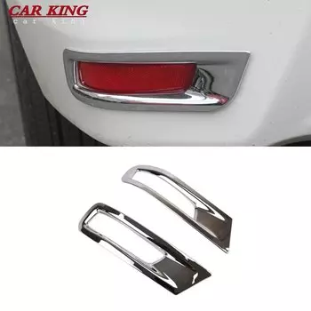 Для Toyota Corolla Altis 2014 2015 2016 2017, ABS хромированный задний бампер, противотуманная фара, крышка лампы, накладка, отражатель, противотуманная фара, гарнир, молдинг