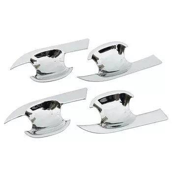 Для Toyota Corolla E120 E130 2001-2007 хромированная Автомобильная Дверная ручка Крышка Чаша отделка Стайлинг Аксессуары накладка наклейка