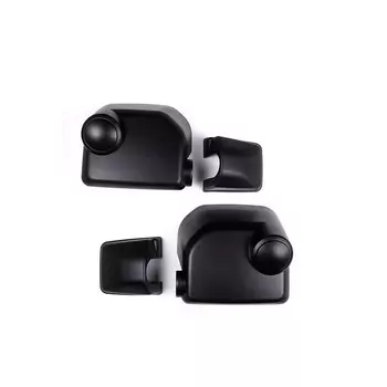 Для Toyota FJ Cruiser 2007-2021 ABS углеродное волокно/серебряное покрытие автомобильного внешнего зеркала декоративная наклейка автомобильные аксессуары