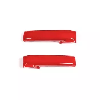 Для Toyota FJ Cruiser 2007-2021 ABS углеродное волокно внутренняя отделка дверной ручки автомобиля Натяжной захват панель ручки крышка 2 шт.