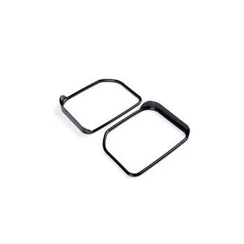 Для Toyota FJ Cruiser 2007-2021 ABS черный/серебристый автомобильное наружное зеркало дождь рамка для бровей декоративная наклейка автомобильные аксессуары