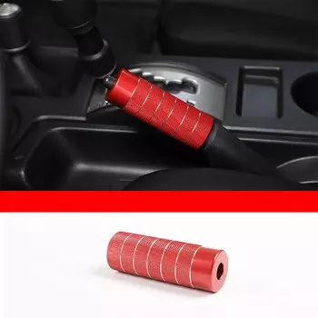 Для Toyota FJ Cruiser 2007-2021, алюминиевый сплав, красная/синяя/Серебристая Автомобильная головка переключения передач, ручной тормоз, рукав, отделка, аксессуары для интерьера автомобиля