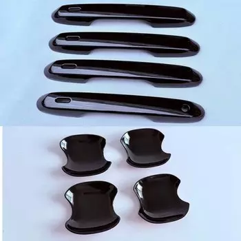 Для Toyota Grand Highlander 2024 2025 ABS карбоновое волокно хромированная боковая дверная ручка дверная чаша крышка отделка внешние аксессуары автомобиля