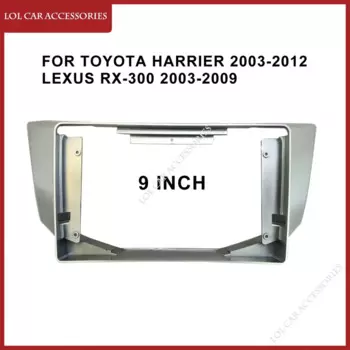 Для Toyota Harrier 2003-2012 LEXUS RX-300 2003-2009 радиоприемник автомобиля Android MP5 плеер панель рамка 2 Din головное устройство Fascia стерео крышка