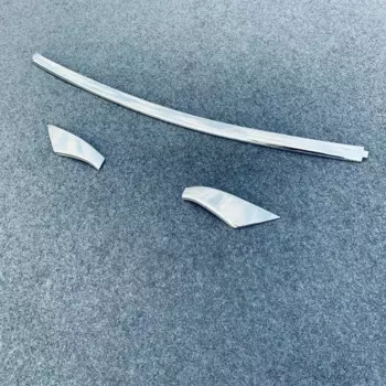 Для Toyota Harrier Venza 2020-2024 внешний ABS хромированный автомобильный передний бампер, накладка на переднюю губу, декоративная полоса, автоаксессуары