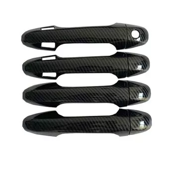 Для Toyota Harrier XU60 2014 2015 2016 2017 2018 2019 ABS углеродное волокно Автомобильная боковая дверная ручка Крышка отделка стикер аксессуары