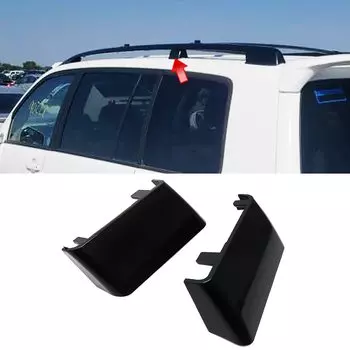 Для Toyota Highlander 1998, 1999, 2000, 2001, 2002-2007, черная Центральная рейка на крышу, зажим, крышка пассажирского водителя, средняя крышка, 2 шт.