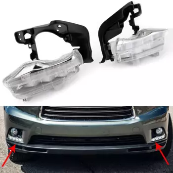 Для Toyota Highlander 2014 2015 2016 автомобильные ДХО светодиодный Противотуманные фары дальнего света передний бампер противотуманные фары 814300E020