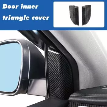 Для Toyota Highlander Kluger U50 2014-2019, цветные наклейки из углеродного волокна для украшения интерьера автомобиля, аксессуары из АБС-пластика