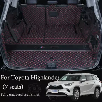 Для Toyota Highlander полностью закрытый коврик в багажник (7 мест) Hybrid Highlander коврик в багажник 2020-2021 версия автозапчастей